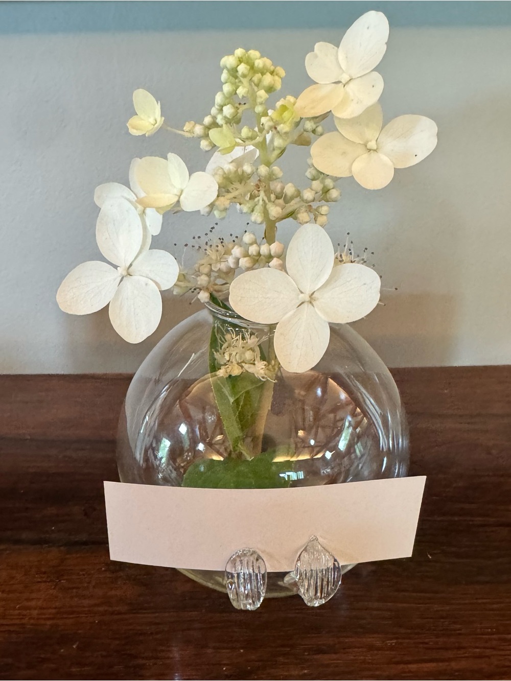 Set of 6 Bud Vases Place Card Holders by Two's Company